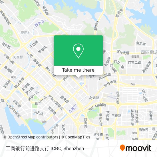 工商银行前进路支行 ICBC map