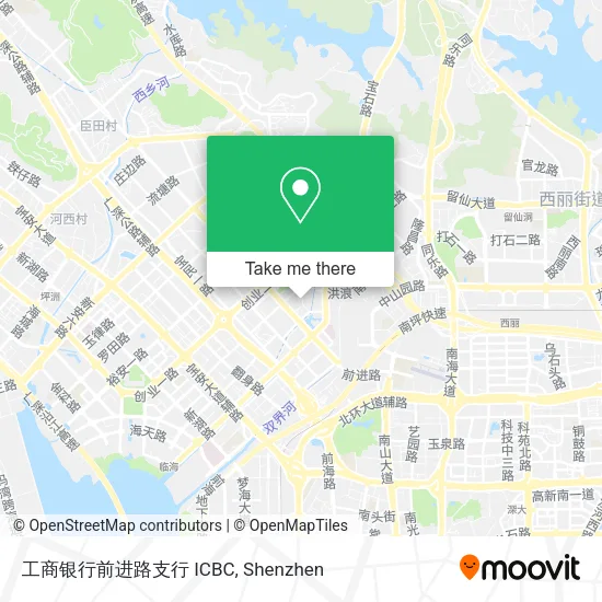 工商银行前进路支行 ICBC map