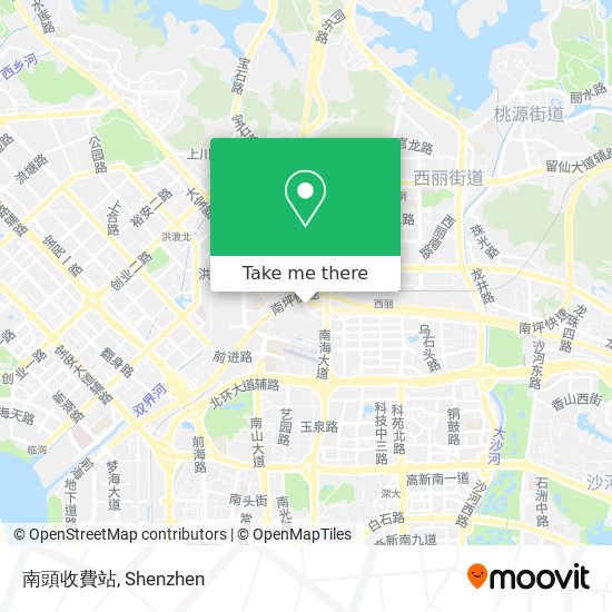 南頭收費站 map
