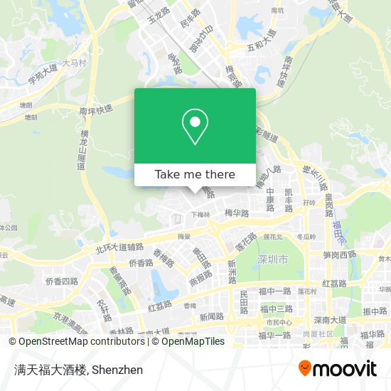 满天福大酒楼 map