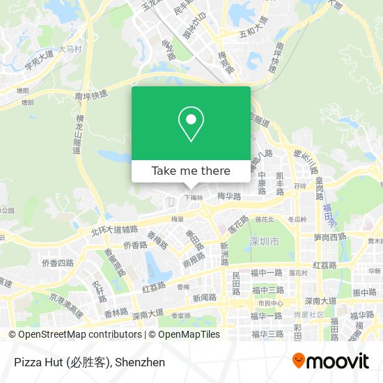 Pizza Hut (必胜客) map