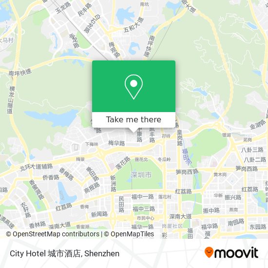 City Hotel 城市酒店 map