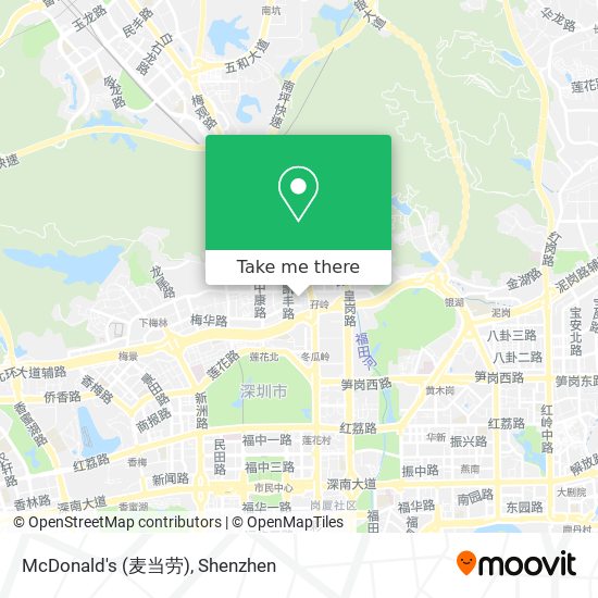 McDonald's (麦当劳) map