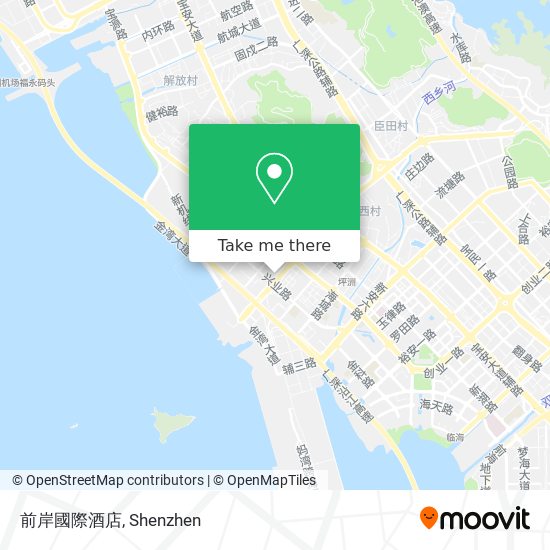 前岸國際酒店 map