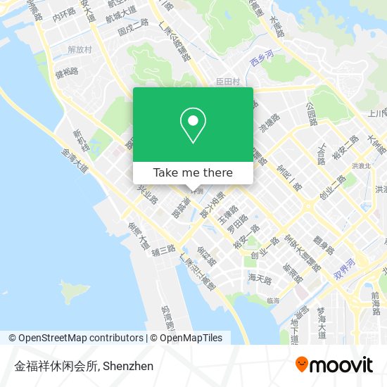 金福祥休闲会所 map