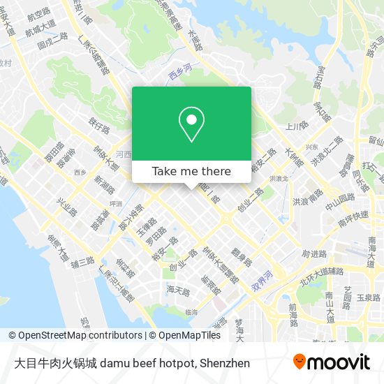 大目牛肉火锅城 damu beef hotpot map