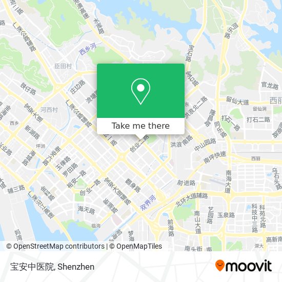 宝安中医院 map