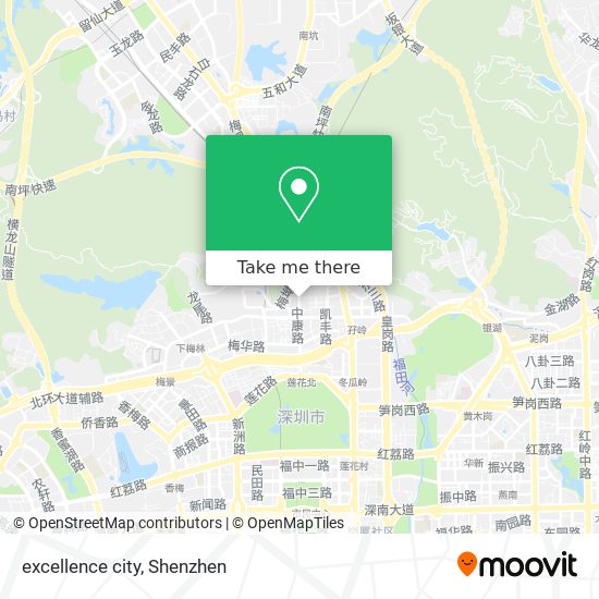 excellence city map