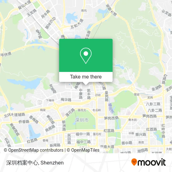 深圳档案中心 map