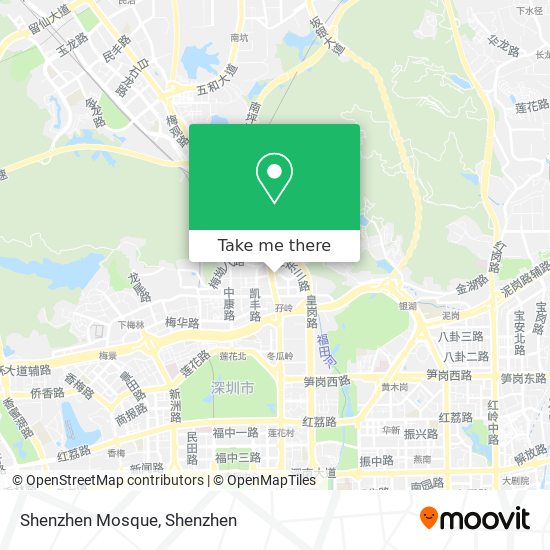 Shenzhen Mosque map