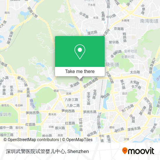 深圳武警医院试管婴儿中心 map