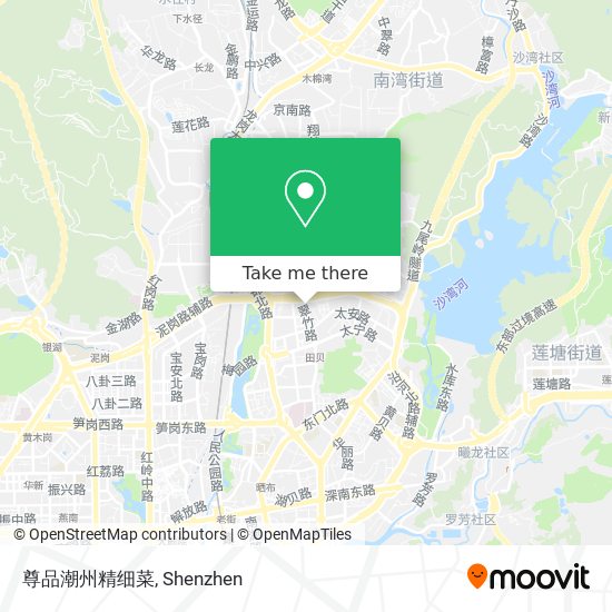 尊品潮州精细菜 map