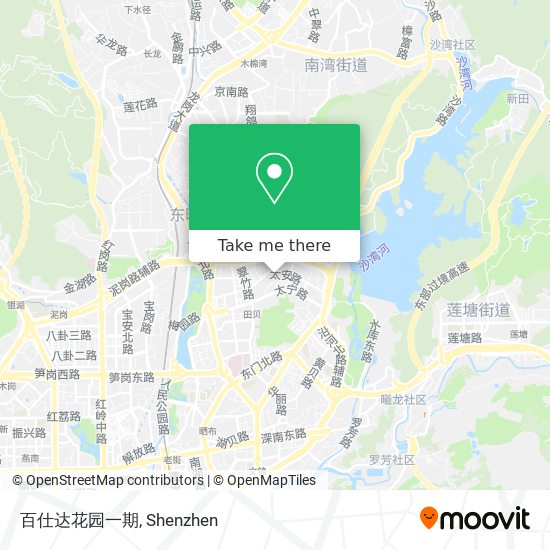 百仕达花园一期 map