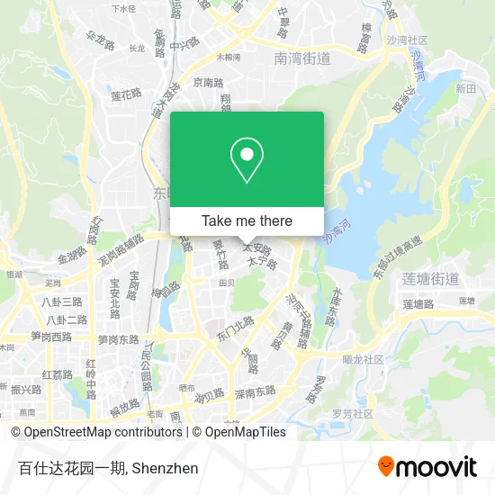 百仕达花园一期 map