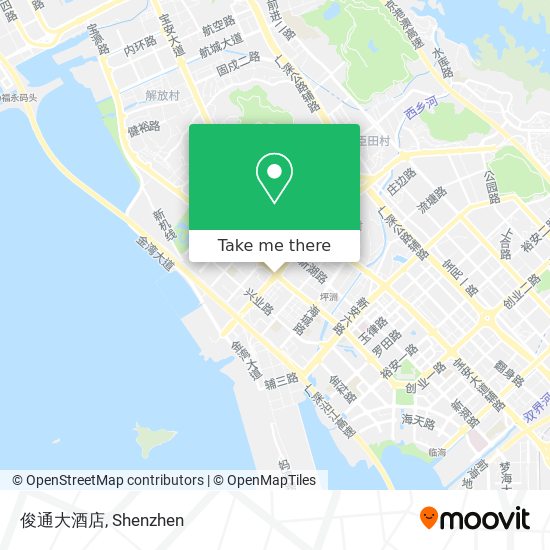 俊通大酒店 map
