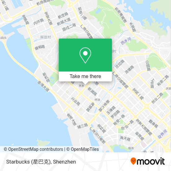 Starbucks (星巴克) map