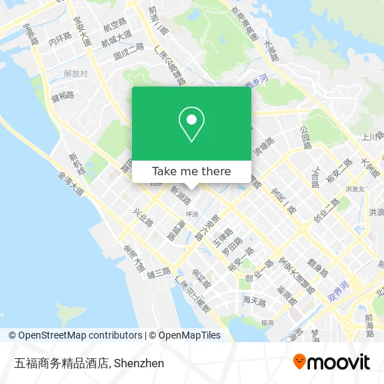 五福商务精品酒店 map