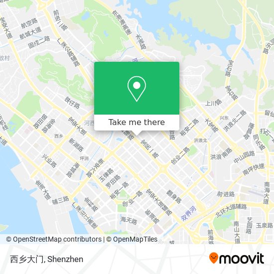 西乡大门 map