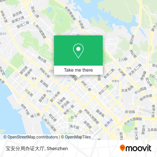 宝安分局办证大厅 map