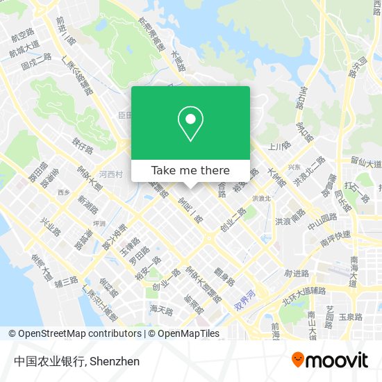 中国农业银行 map