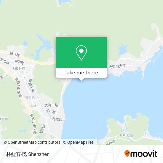 朴藍客棧 map