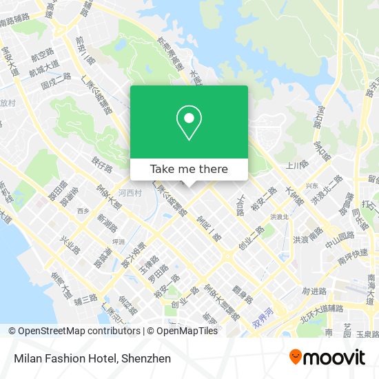 Milan Fashion Hotel map