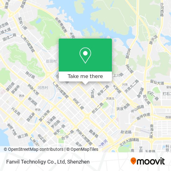 Fanvil Technoligy Co., Ltd map