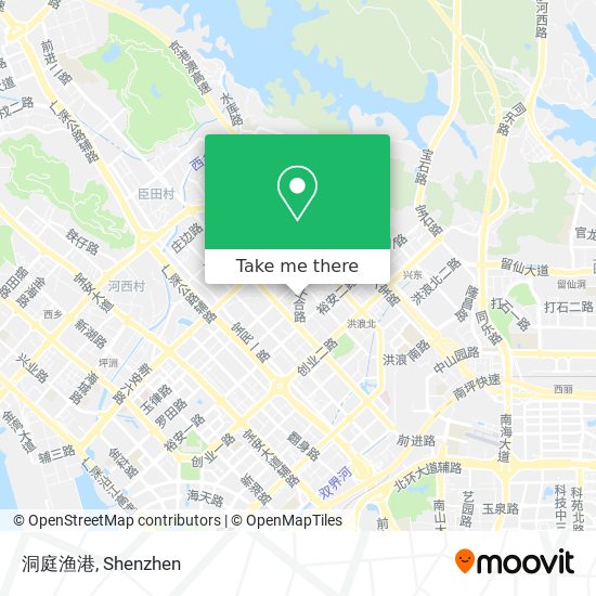 洞庭渔港 map