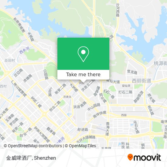 金威啤酒厂 map