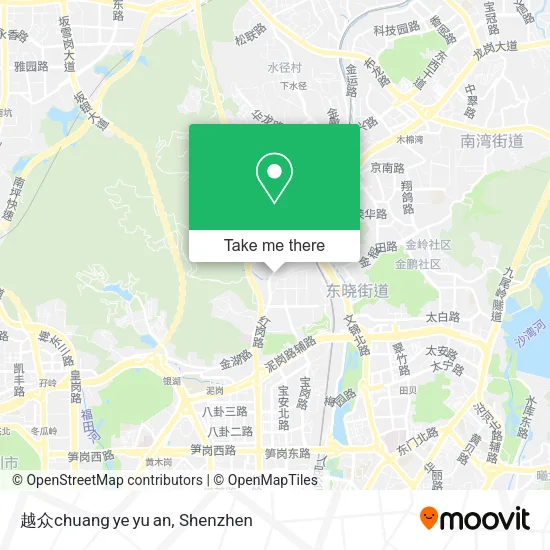 越众chuang ye yu an map