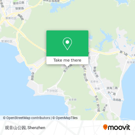 观音山公园 map