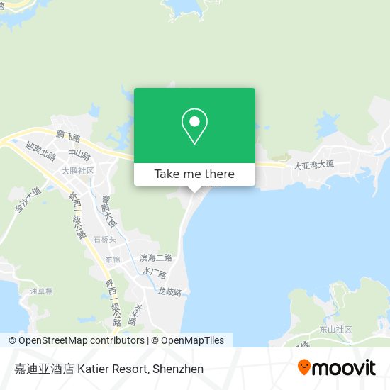 嘉迪亚酒店 Katier Resort map