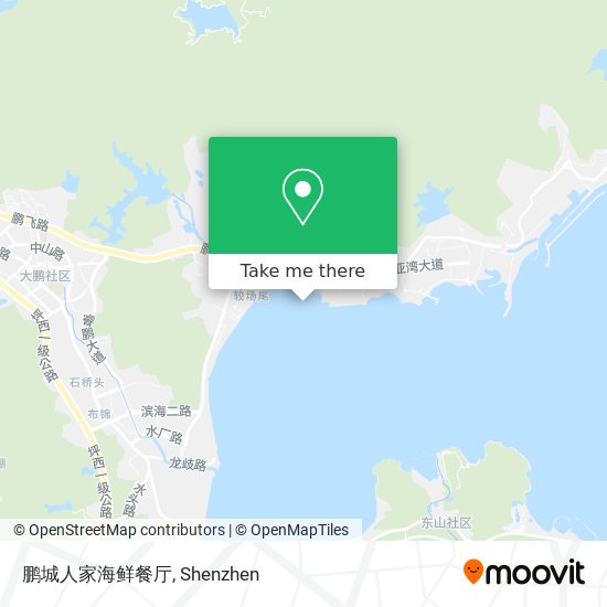鹏城人家海鲜餐厅 map