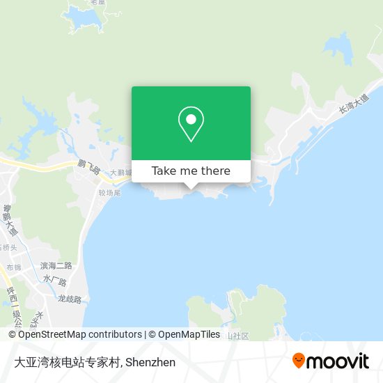 大亚湾核电站专家村 map