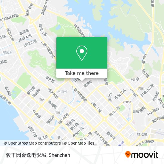 骏丰园金逸电影城 map