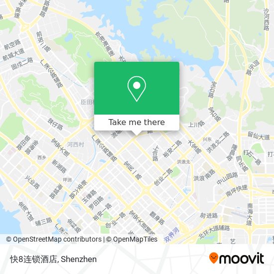 快8连锁酒店 map