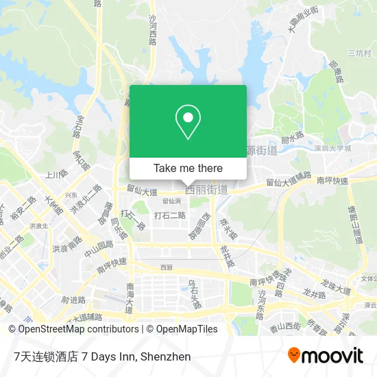 7天连锁酒店 7 Days Inn map