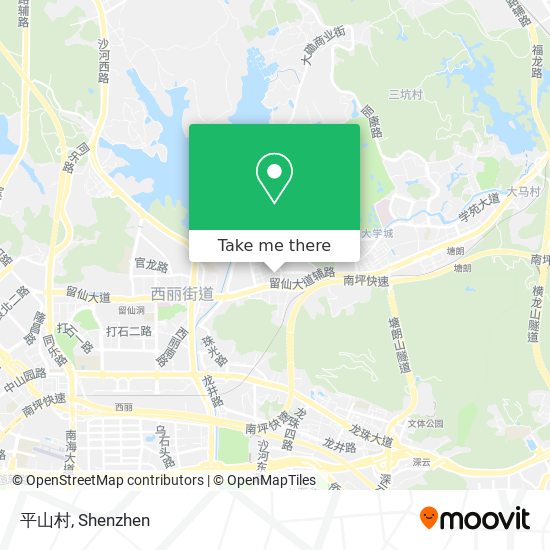 平山村 map