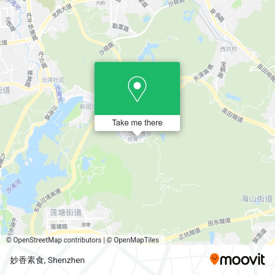 妙香素食 map