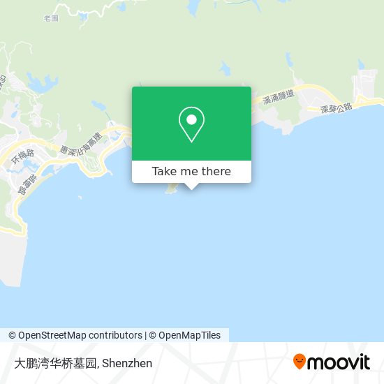 大鹏湾华桥墓园 map
