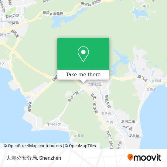 大鹏公安分局 map