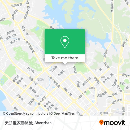 天骄世家游泳池 map