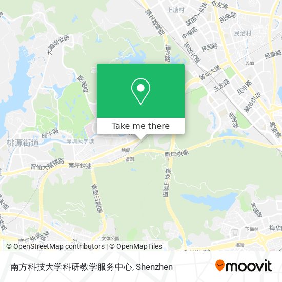 南方科技大学科研教学服务中心 map