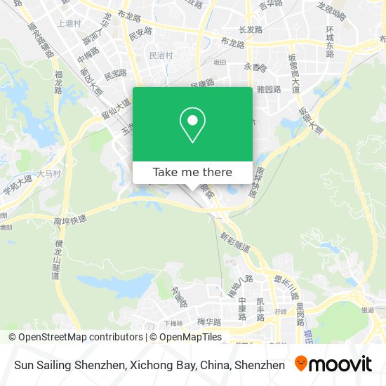 Sun Sailing Shenzhen, Xichong Bay, China map