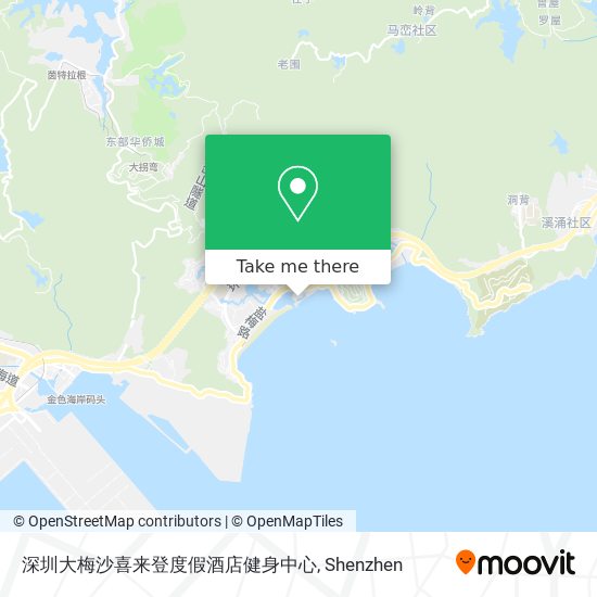 深圳大梅沙喜来登度假酒店健身中心 map