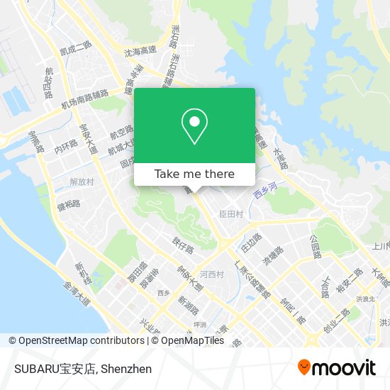 SUBARU宝安店 map