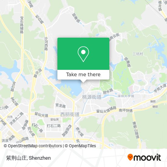 紫荆山庄 map