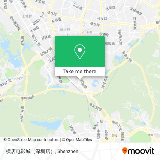 橫店电影城（深圳店） map
