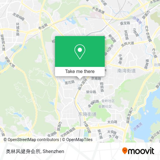 奥林风健身会所 map