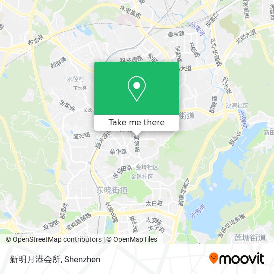 新明月港会所 map